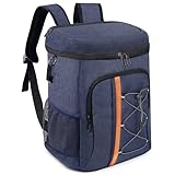 Kühltasche 28 Liter, Kühlrucksack, Großer Kühlrucksack Groß, Kühltasche Faltbar Geeignet für Reisen, Strand, Picknick, Outdoor