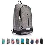 meteor 10 und 20L Kuhl-Rucksack Kühltasche Isolier-Rucksack Lunch Rucksack Kühlbox Picknick Rucksack EIS Campingtasche Picknick-tashe Outdoor Reisentashe (10 L, Black/Gray)