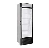 Kühlschrank mit Glastür 360 Liter Flaschenkühlschrank Getränkekühlschrank Gewerbekühlschrank 600 x 600 x1900 mm