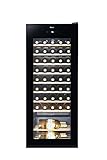 Haier Weinkühlschrank WS50GA / 50 Flaschen/Höhe 127 cm/UV-Schutz/LED-Display zur Temperaturregulierung/Innenbeleuchtung/Energieeffizienzklasse G